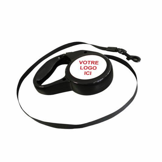 Laisse rétractable pour chien personnalisée