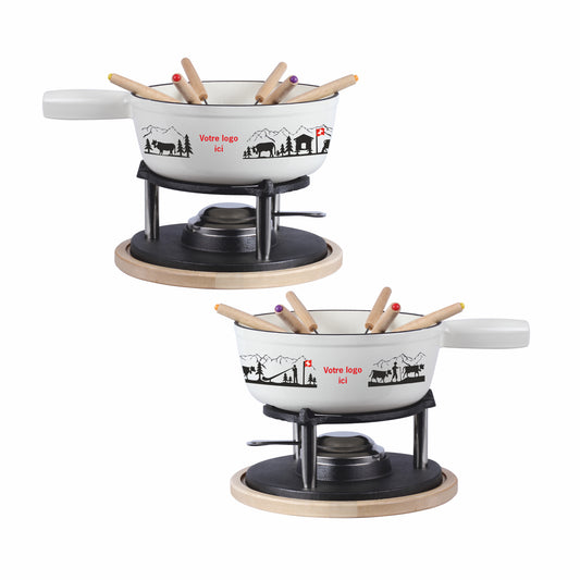 Set fondue 6 personnes personnalisé